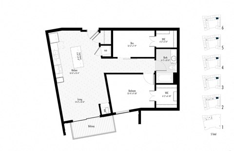 Arcata Apartments Golden Valley MN 1 Bedroom 1 Bath Apartment